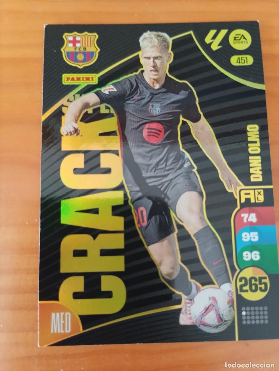 Coleccionismo cromos antiguos: TRADING CARD FUTBOL DANI OLMO F.C. BARCELONA N&ordm; 451 LIGA ADRENALYN XL 2024-2025