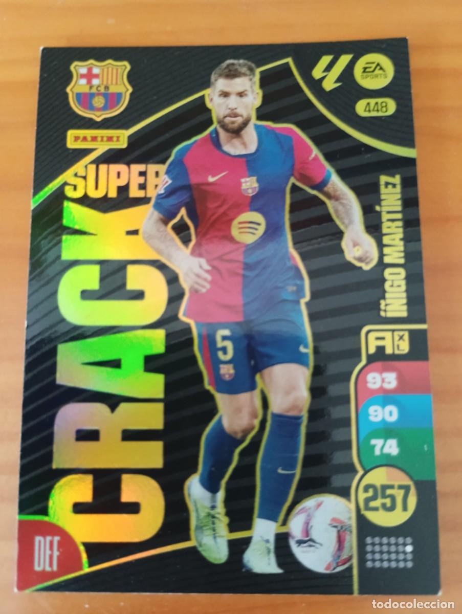 Coleccionismo cromos antiguos: ADRENALYN XL 2024-25 SUPER CRACK CARD N&ordm; 448 I&Ntilde;IGO MART&Iacute;NEZ FC BARCELONA PANINI