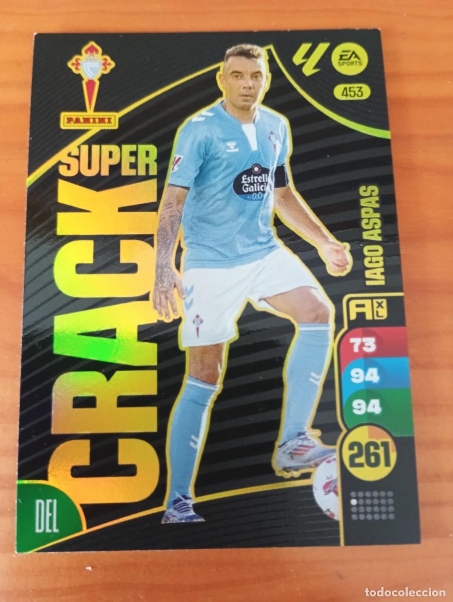 Coleccionismo cromos antiguos: ADRENALYN XL 2024-25 SUPER CRACK IAGO ASPAS CELTA N&ordm; 453