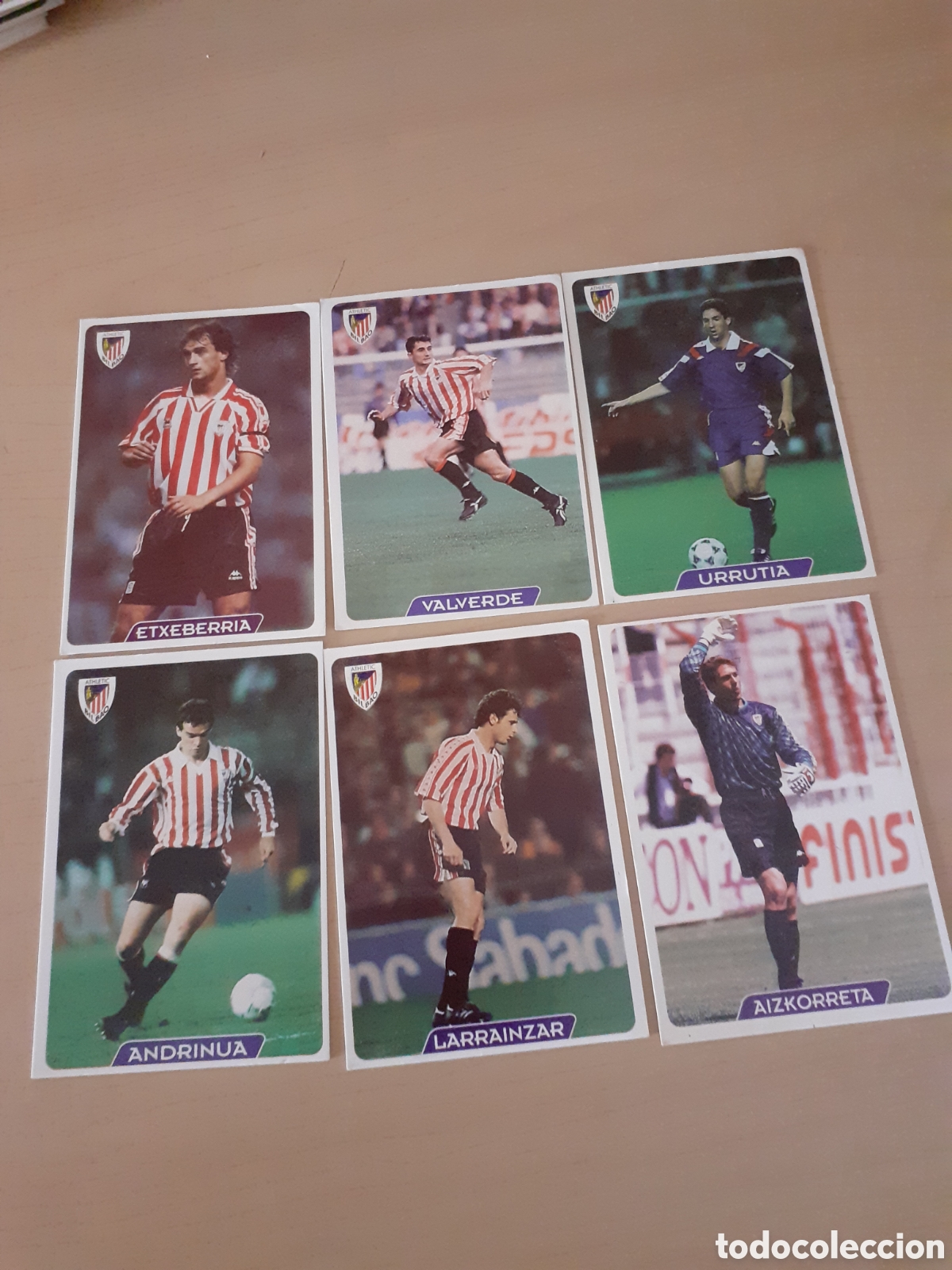 Coleccionismo cromos antiguos: MUNDI CROMO LIGA 95 96 AT DE BILBAO MUY BUEN ESTADO
