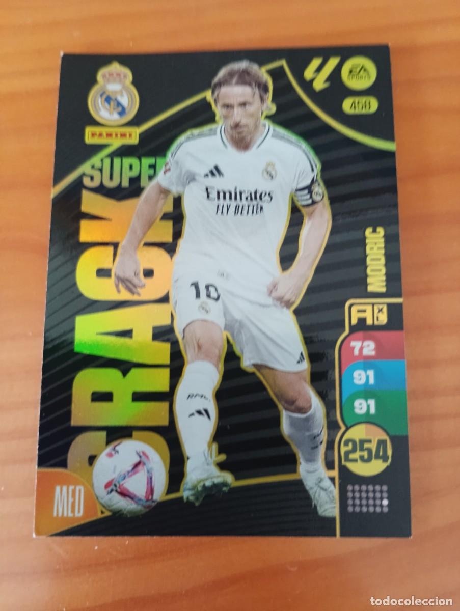 Coleccionismo cromos antiguos: ADRENALYN XL 2024 2025 24 25 PANINI N&ordm; 458 MODRIC REAL MADRID SUPER CRACK