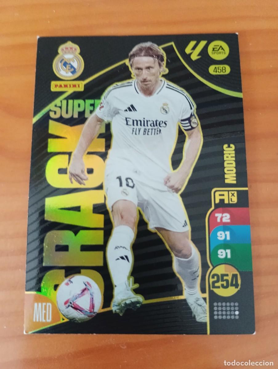 Coleccionismo cromos antiguos: ADRENALYN XL 2024 2025 24 25 PANINI N&ordm; 458 MODRIC REAL MADRID SUPER CRACK