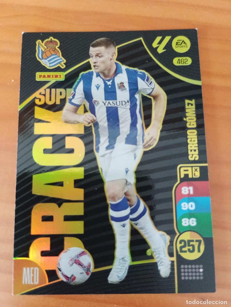 Coleccionismo cromos antiguos: ADRENALYN XL 2024-25 SUPER CRACK SERGIO G&Oacute;MEZ REAL SOCIEDAD N&ordm; 462