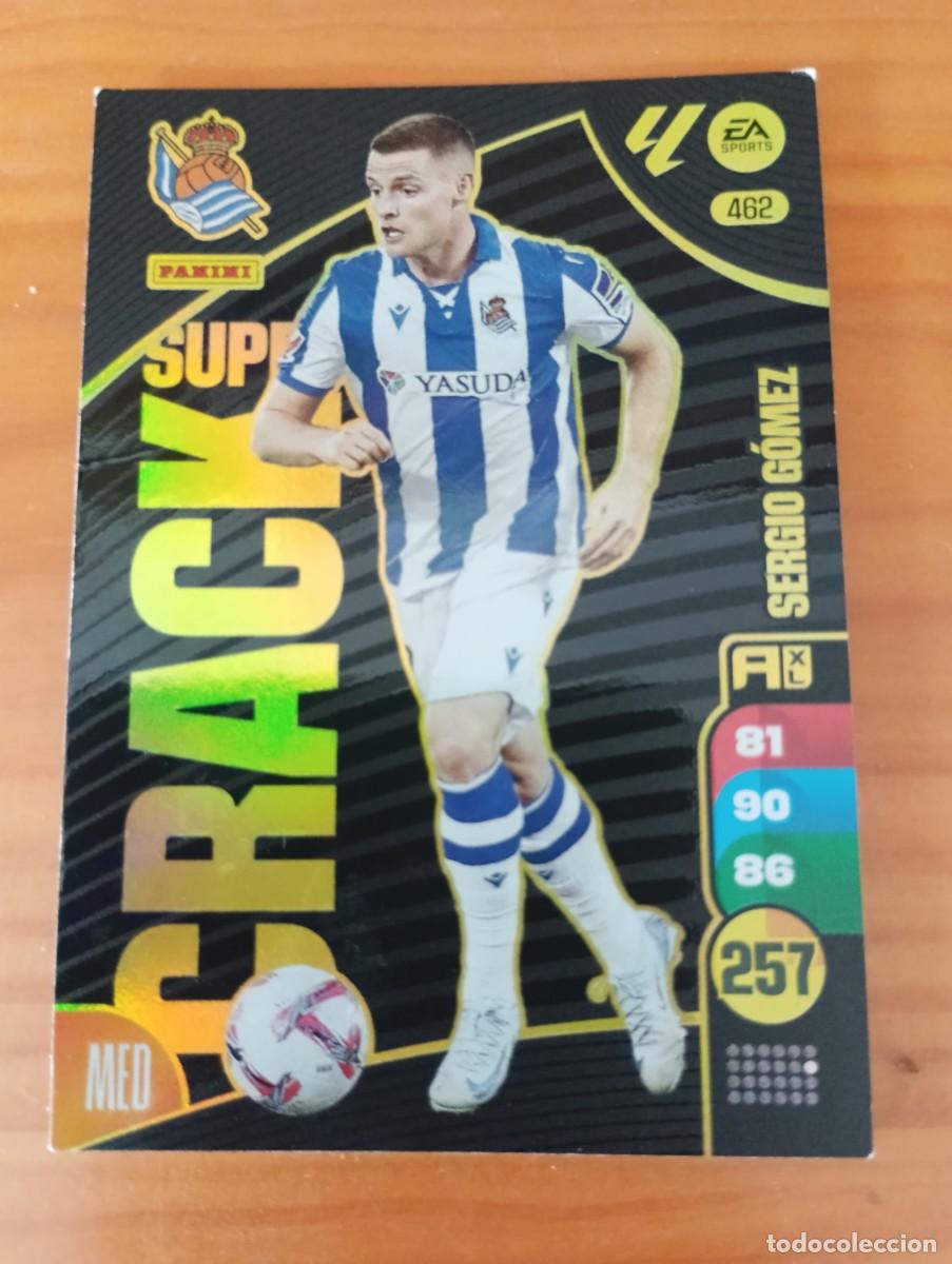 Coleccionismo cromos antiguos: ADRENALYN XL 2024-25 SUPER CRACK SERGIO G&Oacute;MEZ REAL SOCIEDAD N&ordm; 462