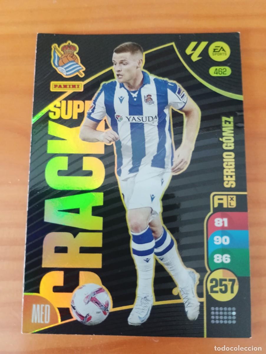 Coleccionismo cromos antiguos: ADRENALYN XL 2024-25 SUPER CRACK SERGIO G&Oacute;MEZ REAL SOCIEDAD N&ordm; 462
