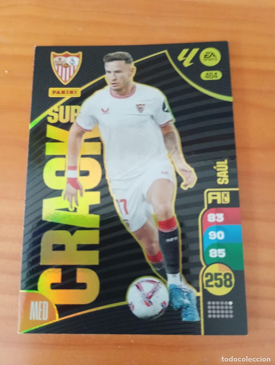 Coleccionismo cromos antiguos: Adrenalyn XL 24 25 Super Crack N&ordm; 464 Saul Sevilla 2024-2025
