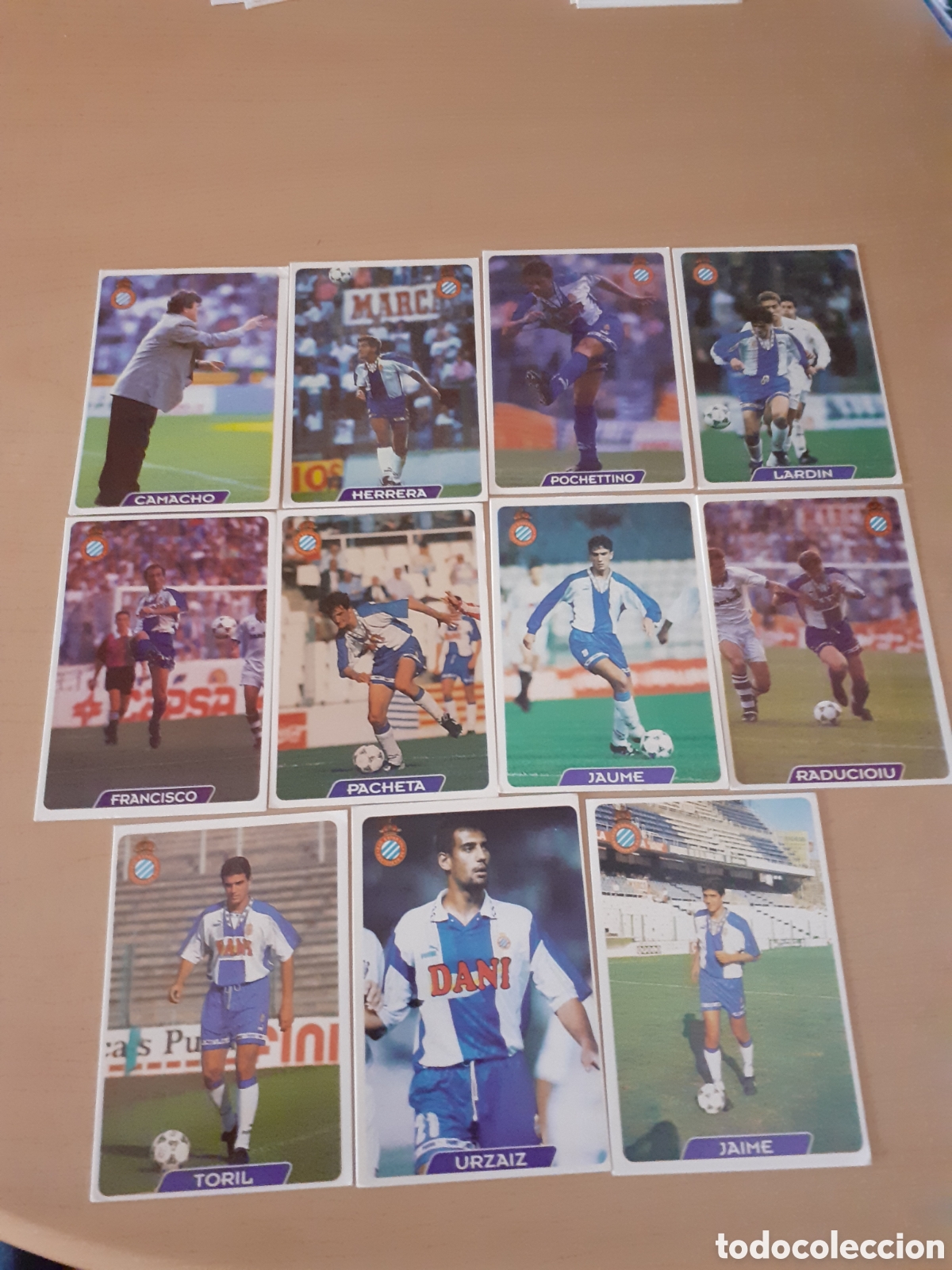 Coleccionismo cromos antiguos: MUNDI CROMO LIGA 95 96 ESPANYOL ESPA&Ntilde;OL MUY BUEN ESTADO