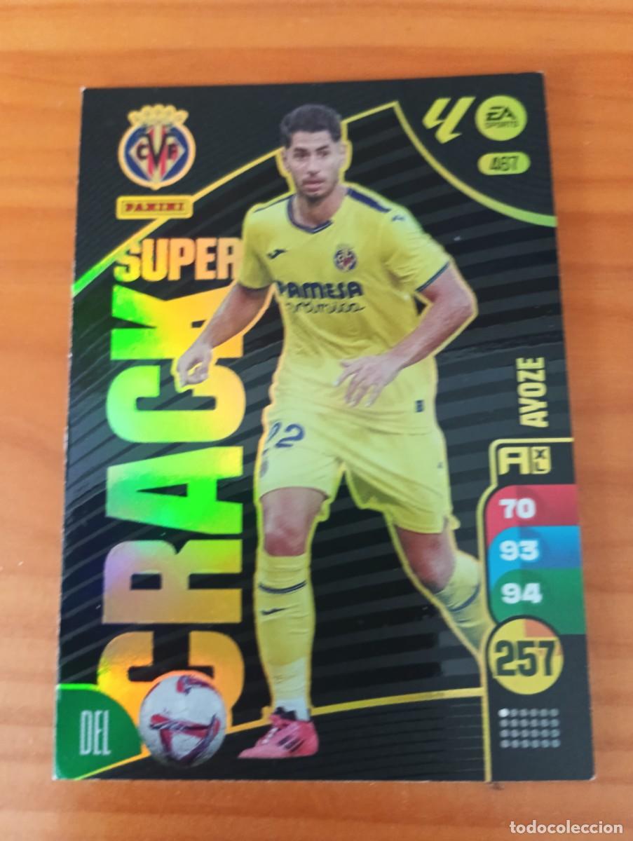 Coleccionismo cromos antiguos: ADRENALYN XL 2024-25 SUPER CRACK AYOZE VILLARREAL N&ordm; 467