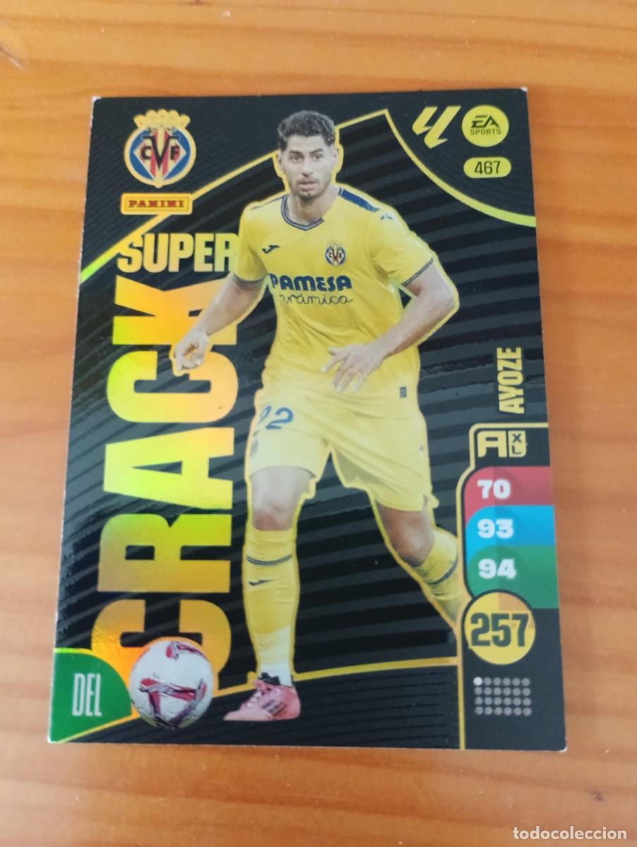 Coleccionismo cromos antiguos: ADRENALYN XL 2024-25 SUPER CRACK AYOZE VILLARREAL N&ordm; 467