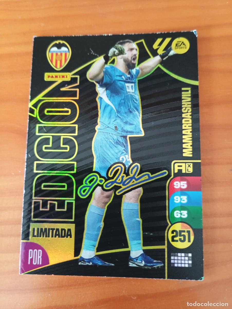 Coleccionismo cromos antiguos: Adrenalyn XL Edici&oacute;n Limitada Firmada MAMARDASHVILI 2024-25