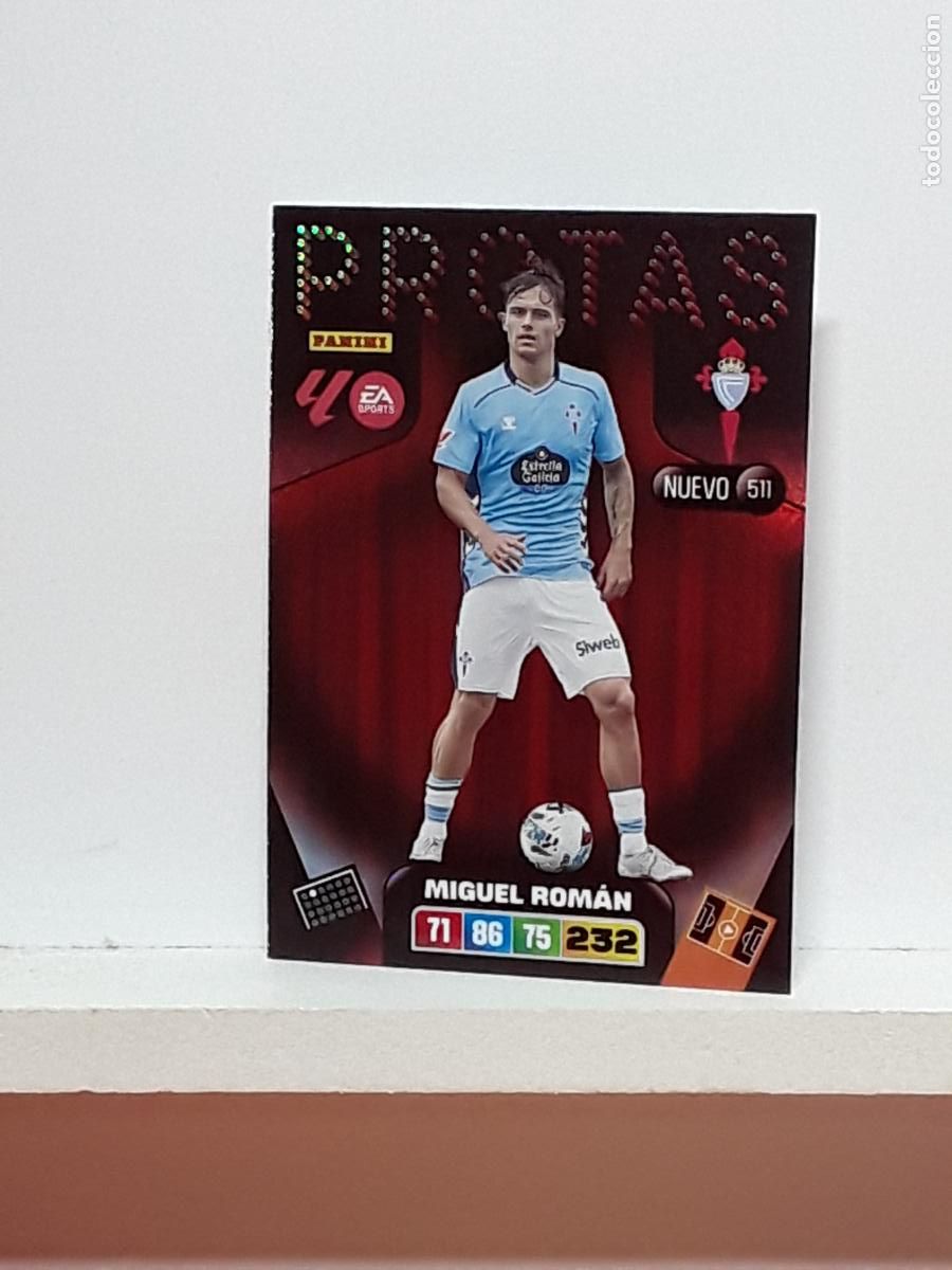 Coleccionismo cromos antiguos: ADRENALYN 2025 2026 25 26 ALBUM PANINI LIGA N 511 CELTA PROTAS MIGUEL ROMAN