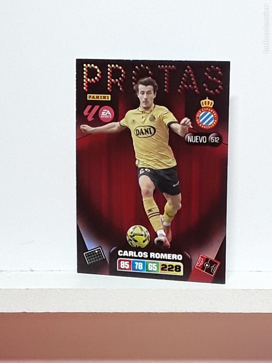 Coleccionismo cromos antiguos: ADRENALYN 2025 2026 25 26 ALBUM PANINI LIGA N 512 ESPANYOL PROTAS CARLOS ROMERO