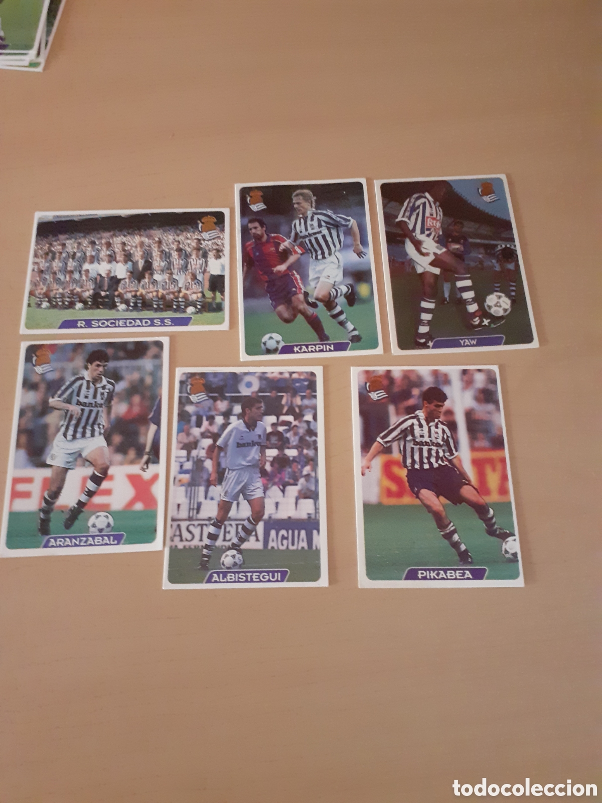 Coleccionismo cromos antiguos: MUNDI CROMO LIGA 95 96 R SOCIEDAD BUEN ESTADO