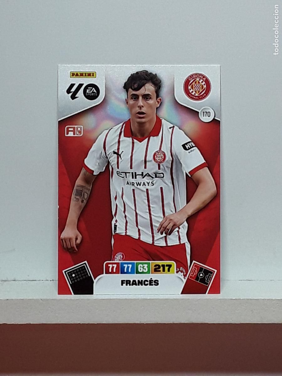 Coleccionismo cromos antiguos: ADRENALYN 2025 2026 25 26 ALBUM PANINI LIGA N 170 GIRONA FRANCES