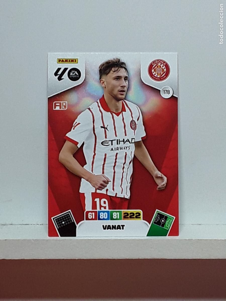 Coleccionismo cromos antiguos: ADRENALYN 2025 2026 25 26 ALBUM PANINI LIGA N 178 GIRONA VANAT