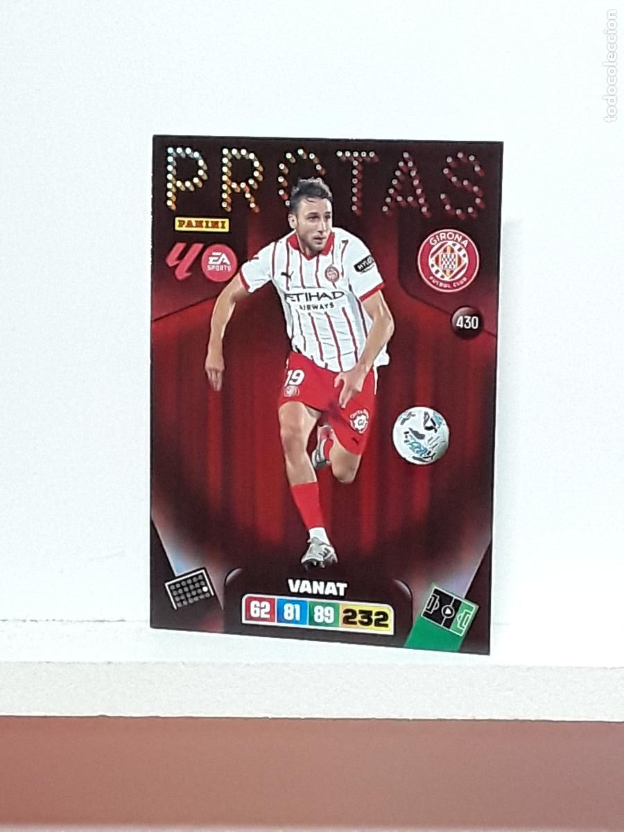 Coleccionismo cromos antiguos: ADRENALYN 2025 2026 25 26 ALBUM PANINI LIGA N 430 GIRONA PROTAS VANAT