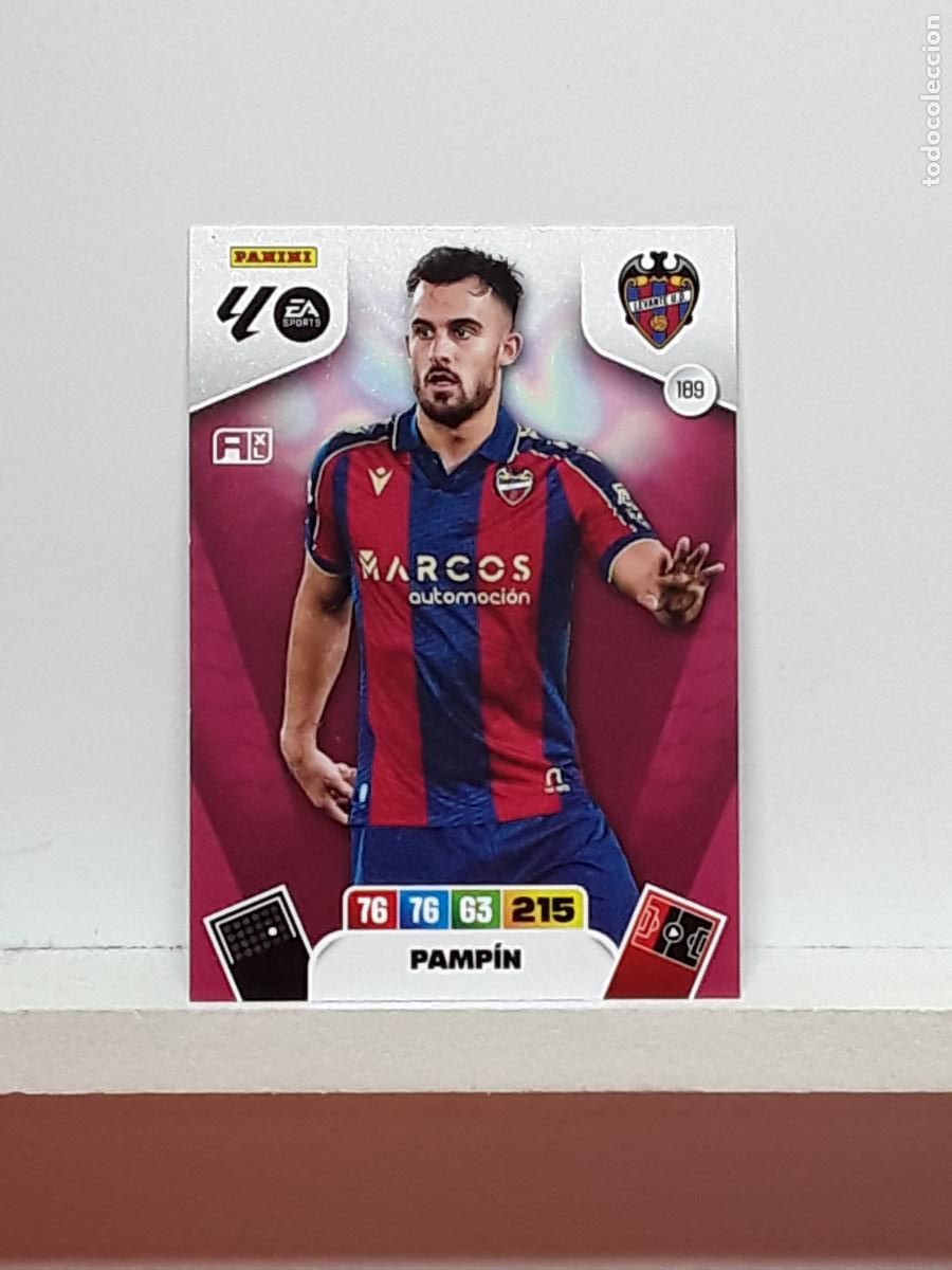Coleccionismo cromos antiguos: ADRENALYN 2025 2026 25 26 ALBUM PANINI LIGA N 189 LEVANTE PAMPIN