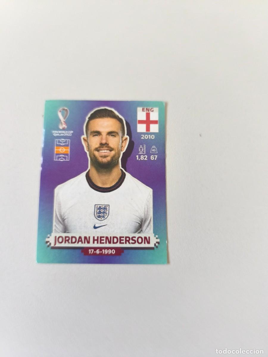 Coleccionismo cromos antiguos: FIFA WORLD CUP QATAR 2022 PANINI JORDAN HENDERSON ENG 13 CRM2