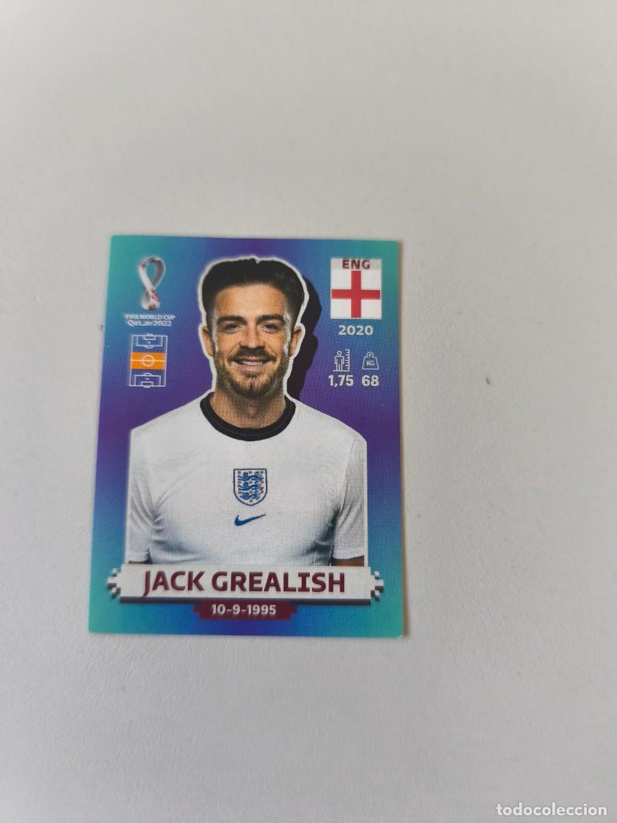 Coleccionismo cromos antiguos: FIFA WORLD CUP QATAR 2022 PANINI JACK GREALISH ENG 12 CRM2