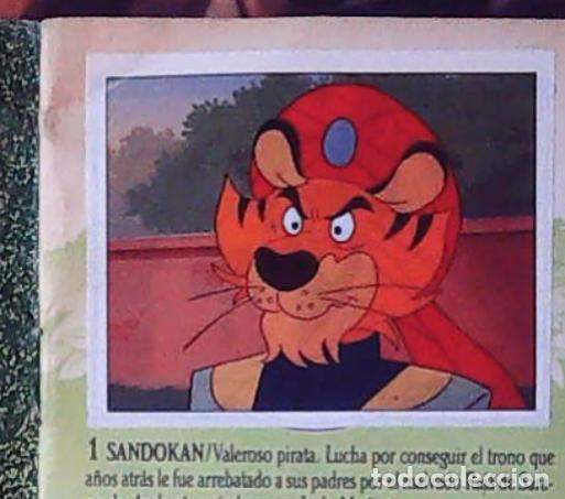 Coleccionismo cromos antiguos: sandokan la serie de animacion de fher cromo recuperado n 1