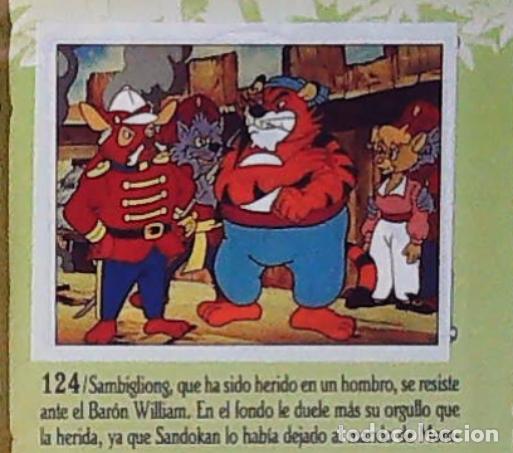 Coleccionismo cromos antiguos: sandokan la serie de animacion de fher cromo recuperado n 124