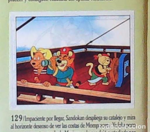 Coleccionismo cromos antiguos: sandokan la serie de animacion de fher cromo recuperado n 129