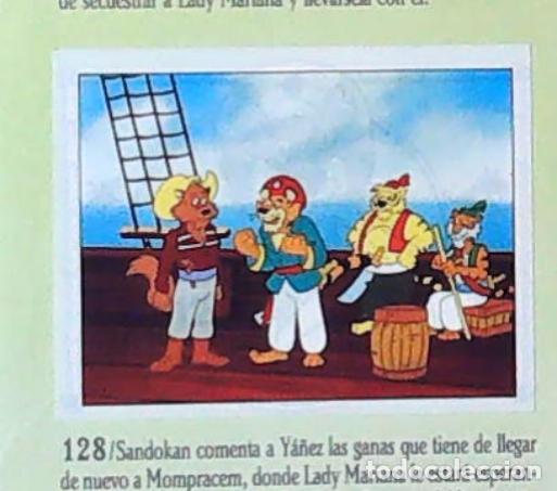 Coleccionismo cromos antiguos: sandokan la serie de animacion de fher cromo recuperado n 128