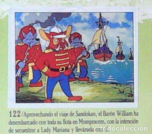 Coleccionismo cromos antiguos: sandokan la serie de animacion de fher cromo recuperado n 122