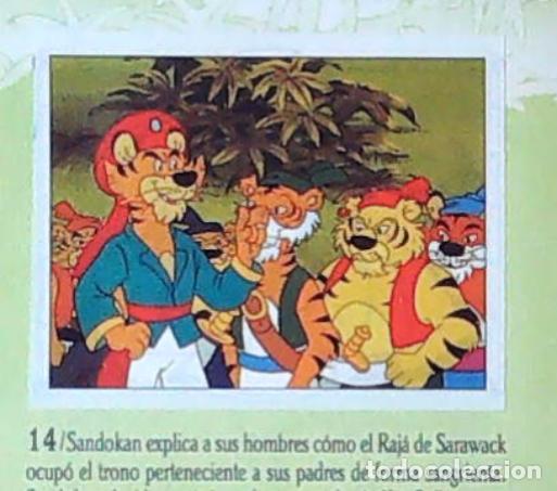Coleccionismo cromos antiguos: sandokan la serie de animacion de fher cromo recuperado n 14