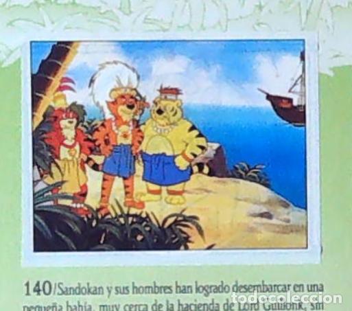 Coleccionismo cromos antiguos: sandokan la serie de animacion de fher cromo recuperado n 140