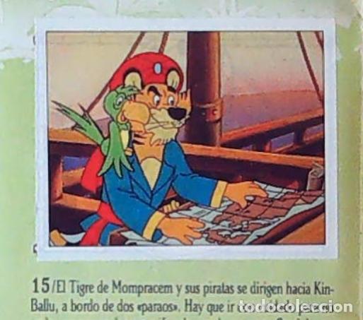Coleccionismo cromos antiguos: sandokan la serie de animacion de fher cromo recuperado n 15