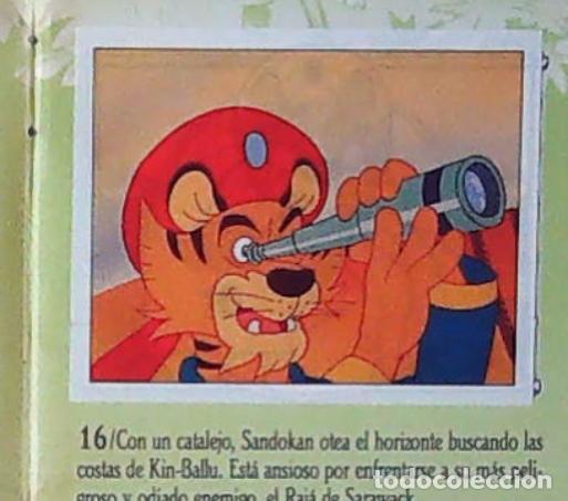 Coleccionismo cromos antiguos: sandokan la serie de animacion de fher cromo recuperado n 16