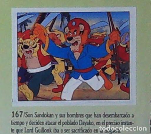 Coleccionismo cromos antiguos: sandokan la serie de animacion de fher cromo recuperado n 167