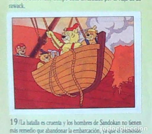 Coleccionismo cromos antiguos: sandokan la serie de animacion de fher cromo recuperado n 19