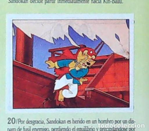 Coleccionismo cromos antiguos: sandokan la serie de animacion de fher cromo recuperado n 20