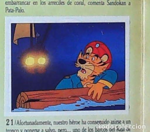 Coleccionismo cromos antiguos: sandokan la serie de animacion de fher cromo recuperado n 21