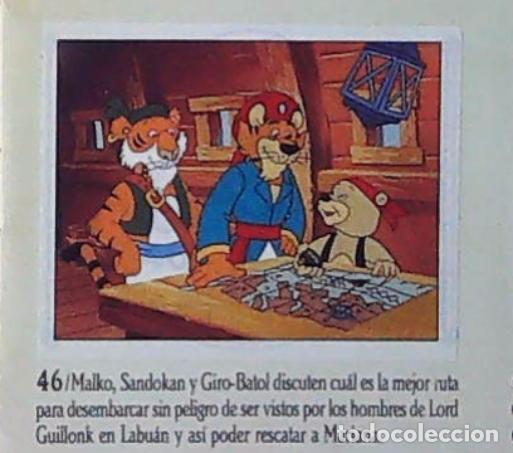 Coleccionismo cromos antiguos: sandokan la serie de animacion de fher cromo recuperado n 46