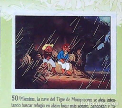 Coleccionismo cromos antiguos: sandokan la serie de animacion de fher cromo recuperado n 50