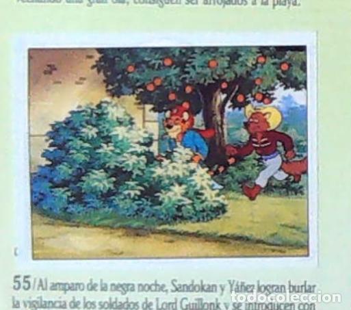 Coleccionismo cromos antiguos: sandokan la serie de animacion de fher cromo recuperado n 55