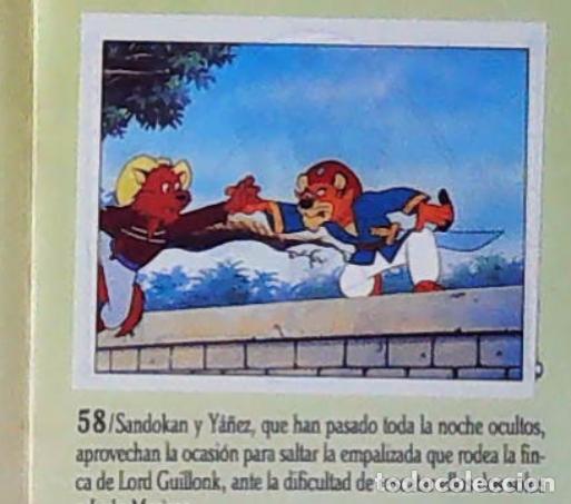 Coleccionismo cromos antiguos: sandokan la serie de animacion de fher cromo recuperado n 58