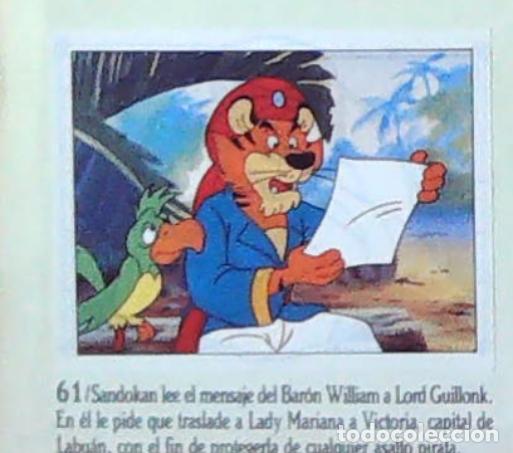 Coleccionismo cromos antiguos: sandokan la serie de animacion de fher cromo recuperado n 61
