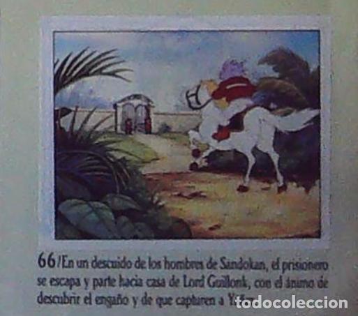 Coleccionismo cromos antiguos: sandokan la serie de animacion de fher cromo recuperado n 66