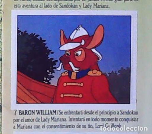 Coleccionismo cromos antiguos: sandokan la serie de animacion de fher cromo recuperado n 7