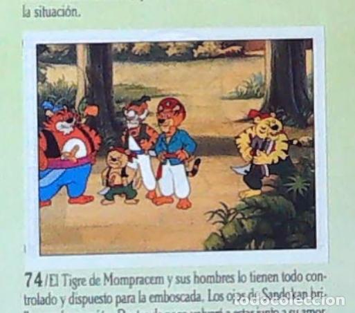Coleccionismo cromos antiguos: sandokan la serie de animacion de fher cromo recuperado n 74