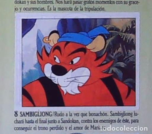 Coleccionismo cromos antiguos: sandokan la serie de animacion de fher cromo recuperado n 8