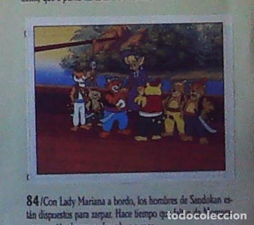 Coleccionismo cromos antiguos: sandokan la serie de animacion de fher cromo recuperado n 84