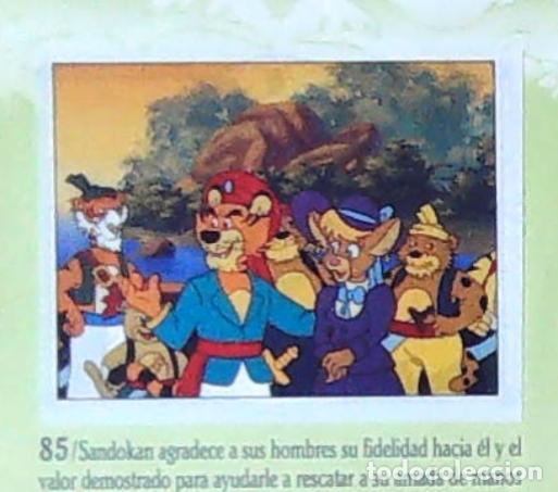 Coleccionismo cromos antiguos: sandokan la serie de animacion de fher cromo recuperado n 85