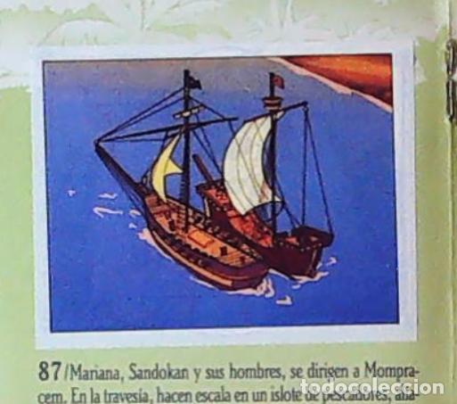 Coleccionismo cromos antiguos: sandokan la serie de animacion de fher cromo recuperado n 87