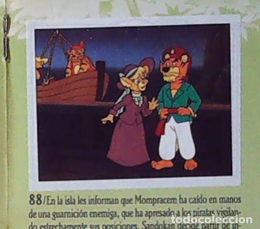 Coleccionismo cromos antiguos: sandokan la serie de animacion de fher cromo recuperado n 88