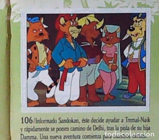 Coleccionismo cromos antiguos: sandokan la serie de animacion de fher cromo recuperado n 106